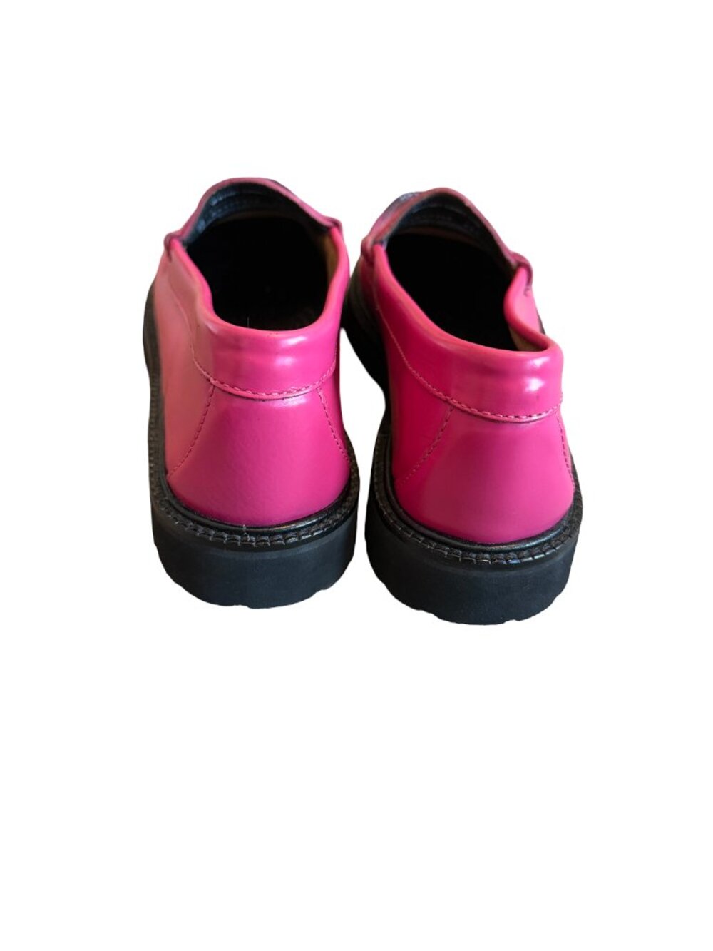 G.H. Bass Weejuns Originals Whitney Candy Lug Loafers Shoes Bright Pink Size 8.5 - Picture 3 of 12